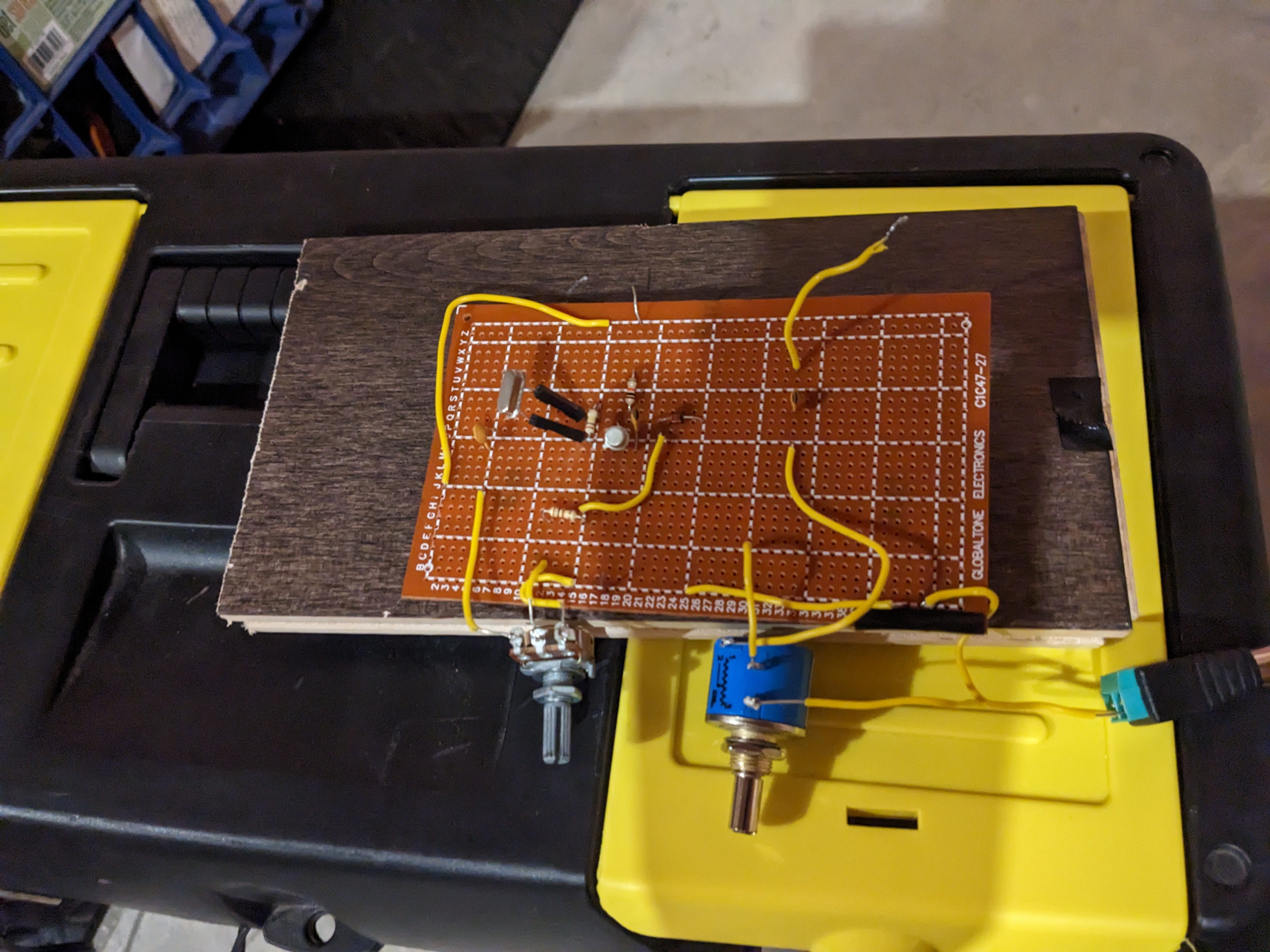 Soldered circuit board